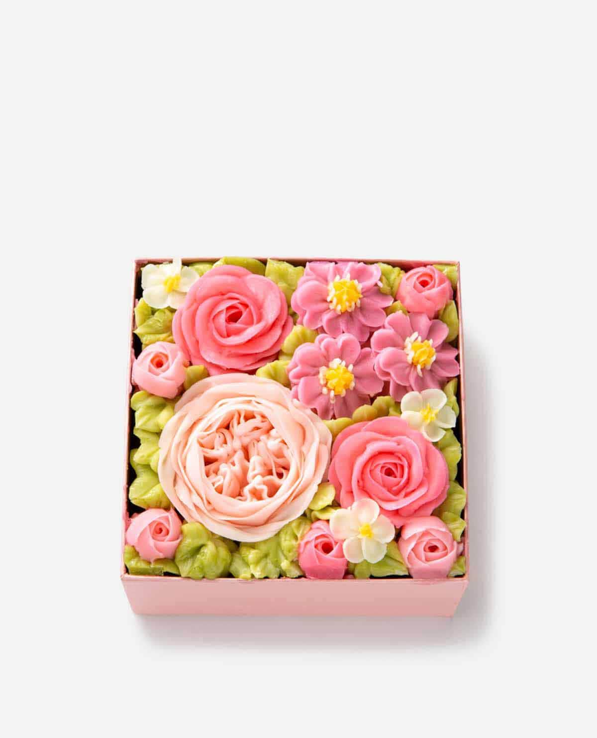ブロッサムピンク食べられるお花のケーキ プレミアムボックス ブロッサムピンク食べられるお花のケーキ プレミアムボックス