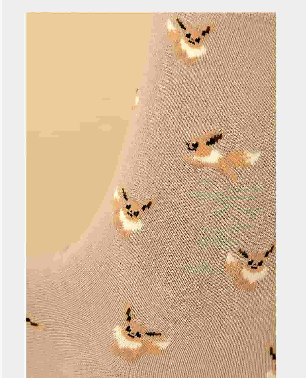 ポケモン 靴下 イーブイ ベージュ｜ソックスアピール / socks