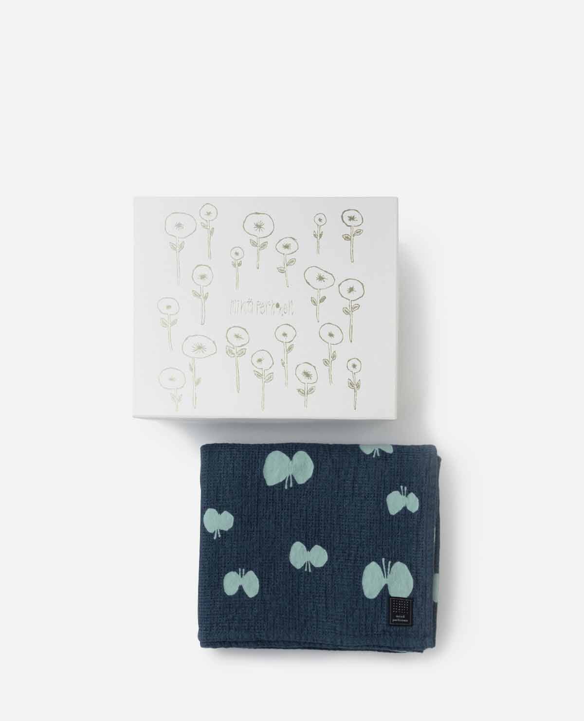 ｃｏｔｔｏｎ　ｌｉｎｅｎ　ｂｌａｎｋｅｔ（コットンリネンブランケット）　ｈａｎａ　ｈａｎｅ（ハナハネ）　ギフトボックス付き