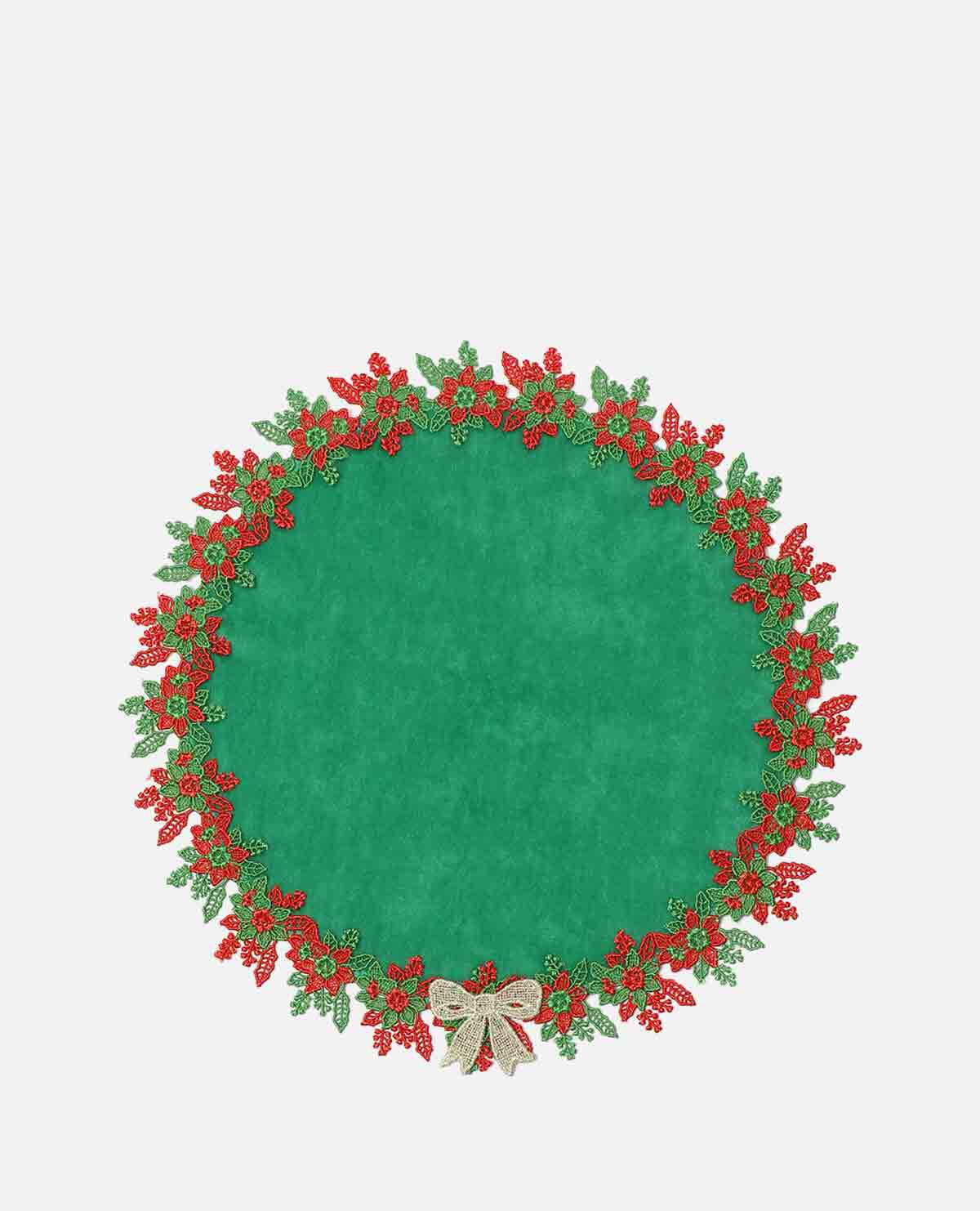 クリスマスリース レース シーズン タオルハンカチ セット|近沢 クリスマスリース レース シーズン タオルハンカチ セット|近沢