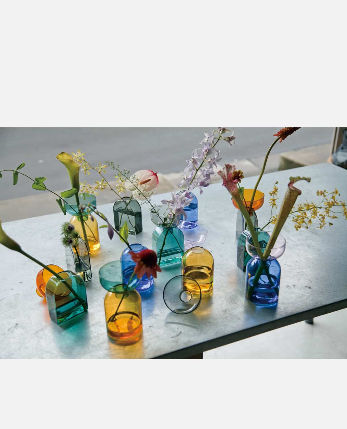 TWO TONE VASE (Circle) 花瓶|アマブロ TWO TONE VASE (Circle) 花瓶|アマブロ