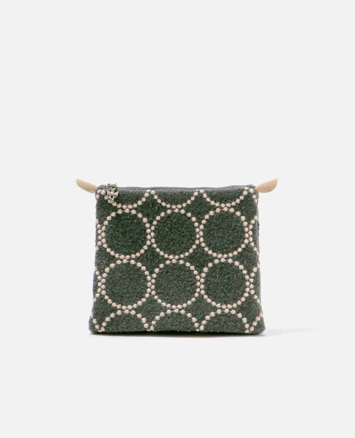 ミナ ポーチ タンバリン グリーングレー Korva pouch ミナ ポーチ タンバリン グリーングレー Korva pouch