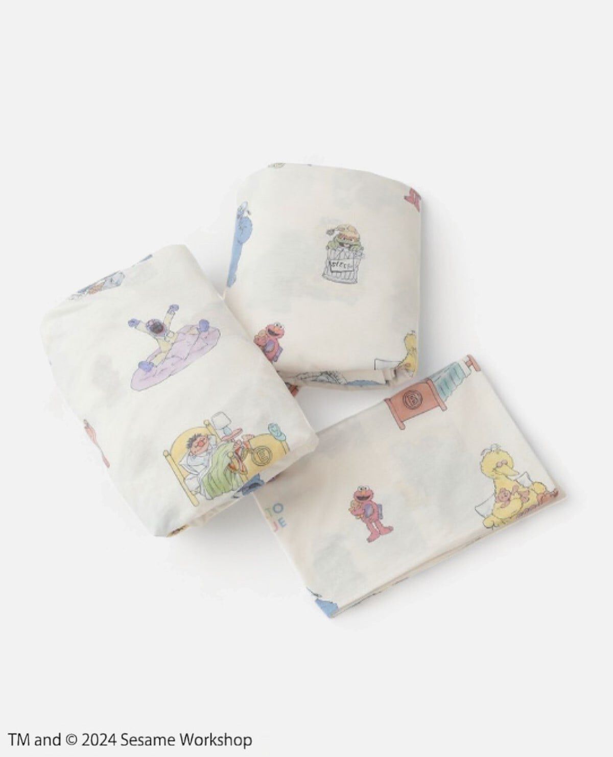 セサミ ストリート プリント 寝具 3点セット ホーム ギフト セサミ ストリート プリント 寝具 3点セット ホーム ギフト