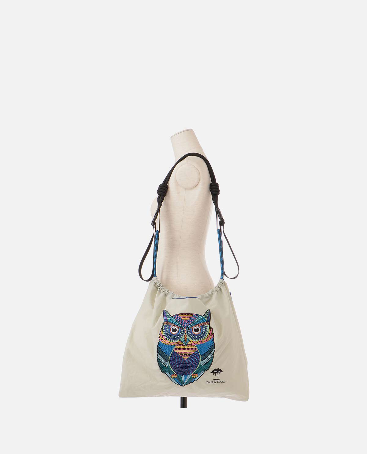 エコバッグ MULGA OWL モルガ ふくろう Lサイズ グレー エコバッグ MULGA OWL モルガ ふくろう Lサイズ グレー