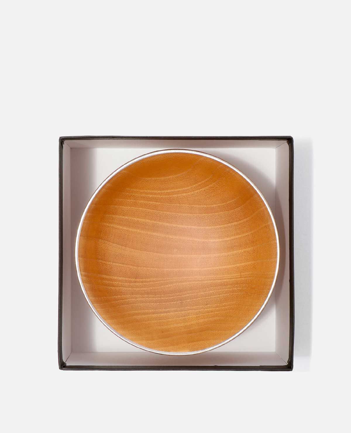 ＷＯＯＤ　ｂｏｗｌ　銀彩