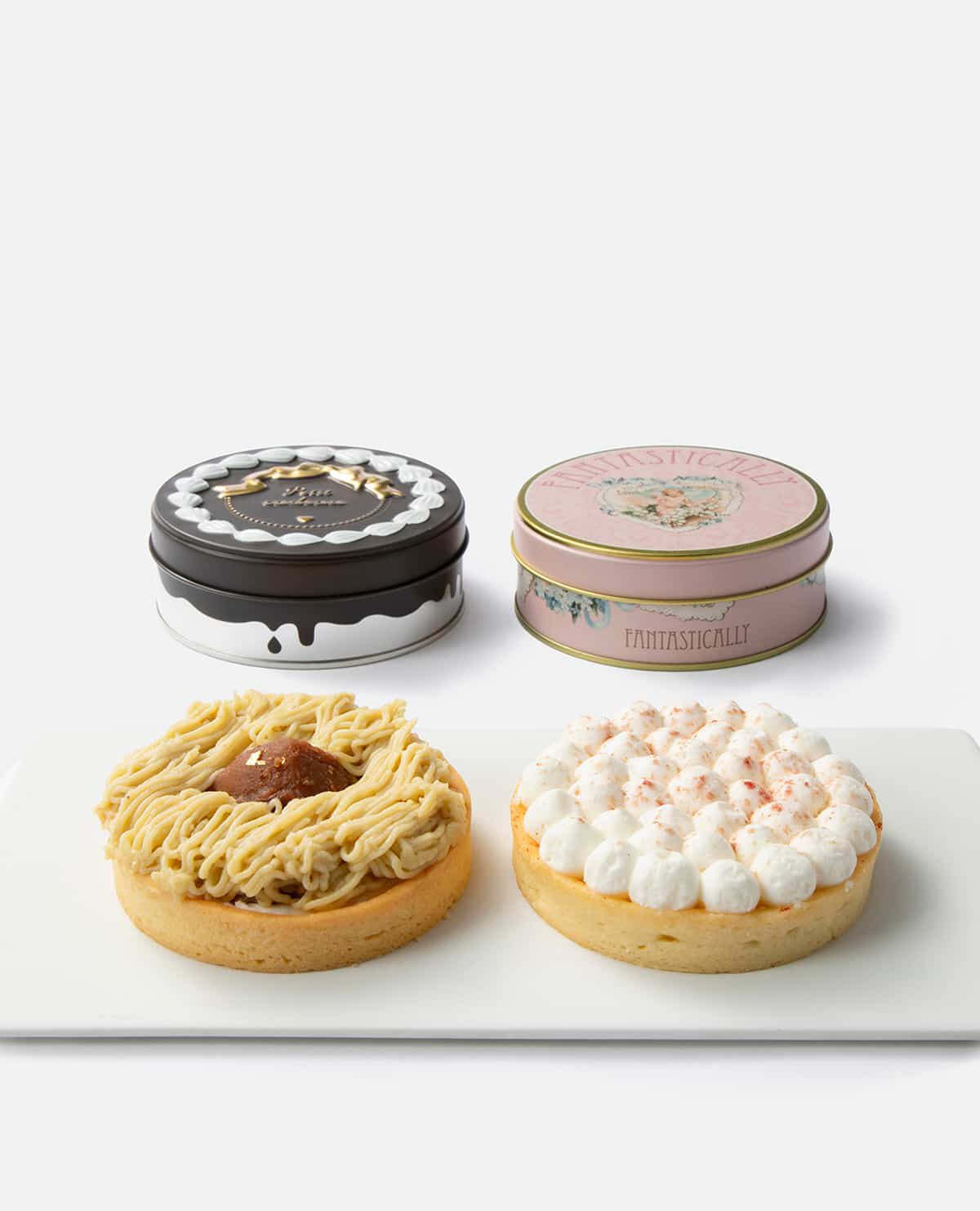 幸せの缶ケーキ2缶セット(モンブラン&苺ベリーチーズケーキ 幸せの缶ケーキ2缶セット(モンブラン&苺ベリーチーズケーキ