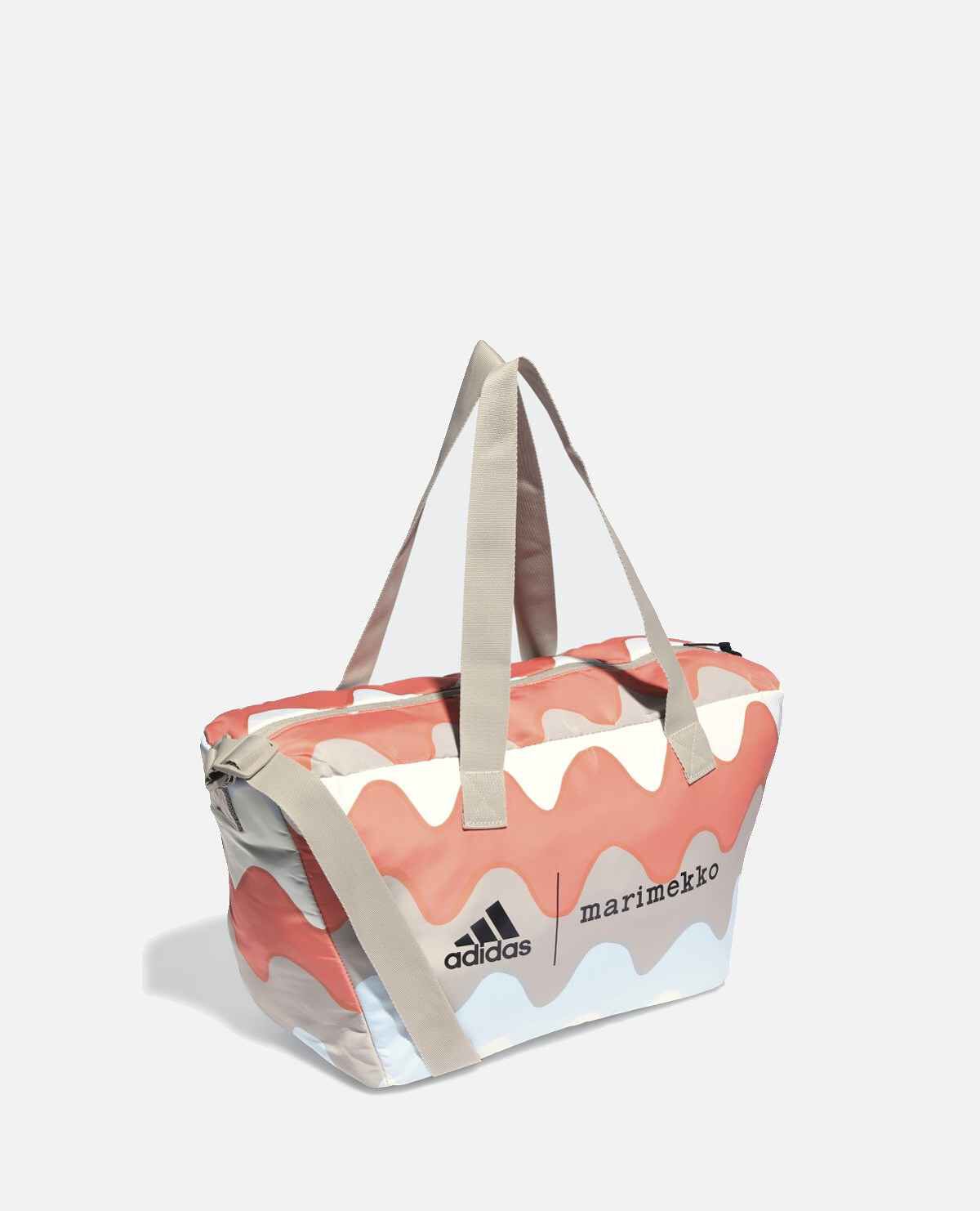 adidas×マリメッコ コラボ ライネ総柄プリント バッグ ちかく