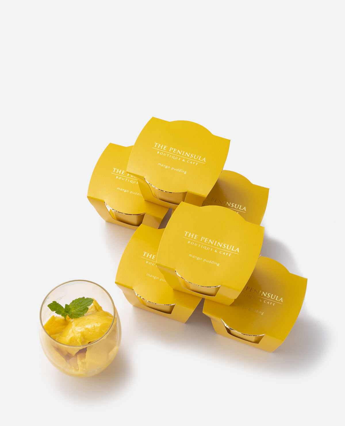 Mango Pudding 6P Set マンゴープリン6個入り Mango Pudding 6P Set マンゴープリン6個入り