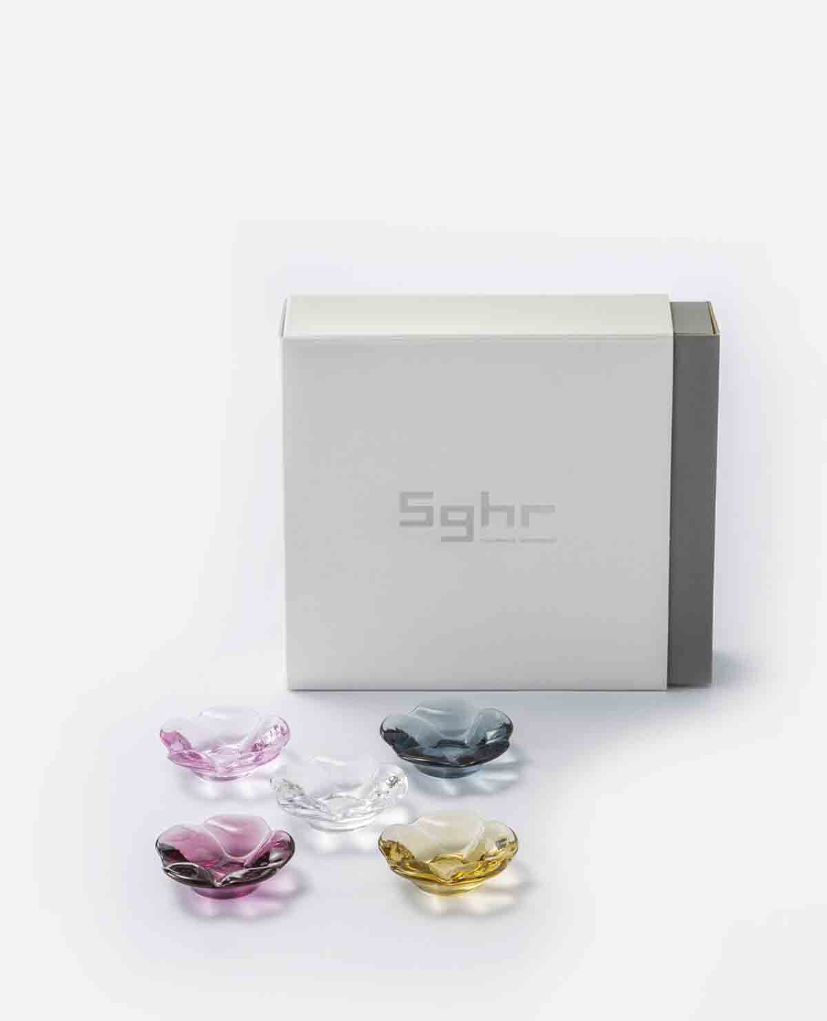 花はし置 5個セット|スガハラ / Sghr 箸・箸置きギフト 花はし置 5個セット|スガハラ / Sghr 箸・箸置きギフト