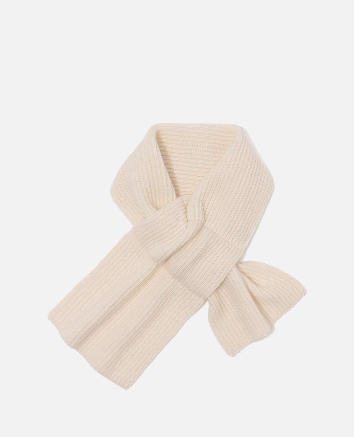 カシミヤ 差込み ニット マフラー|ナチュラルベーシック カシミヤ 差込み ニット マフラー|ナチュラルベーシック