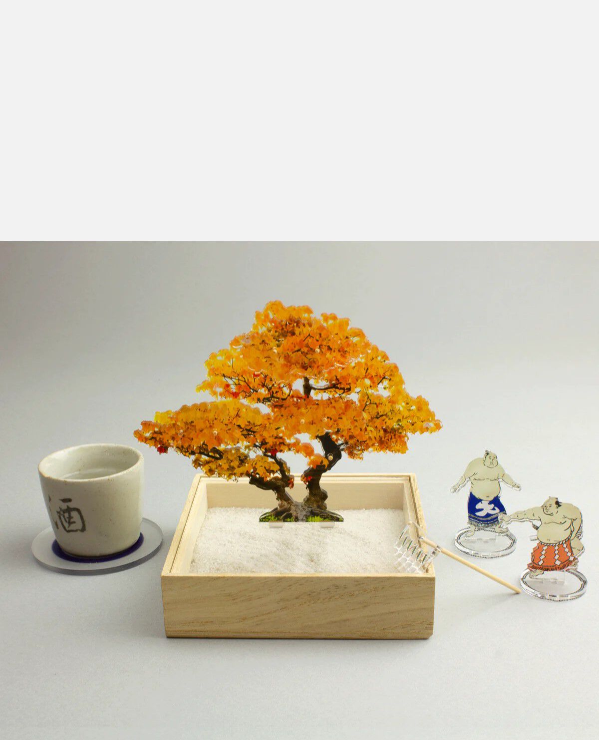 ミニ 盆栽 銀杏 イチョウ|トウメイ / toumei 卓上オブジェ ミニ 盆栽 銀杏 イチョウ|トウメイ / toumei 卓上オブジェ