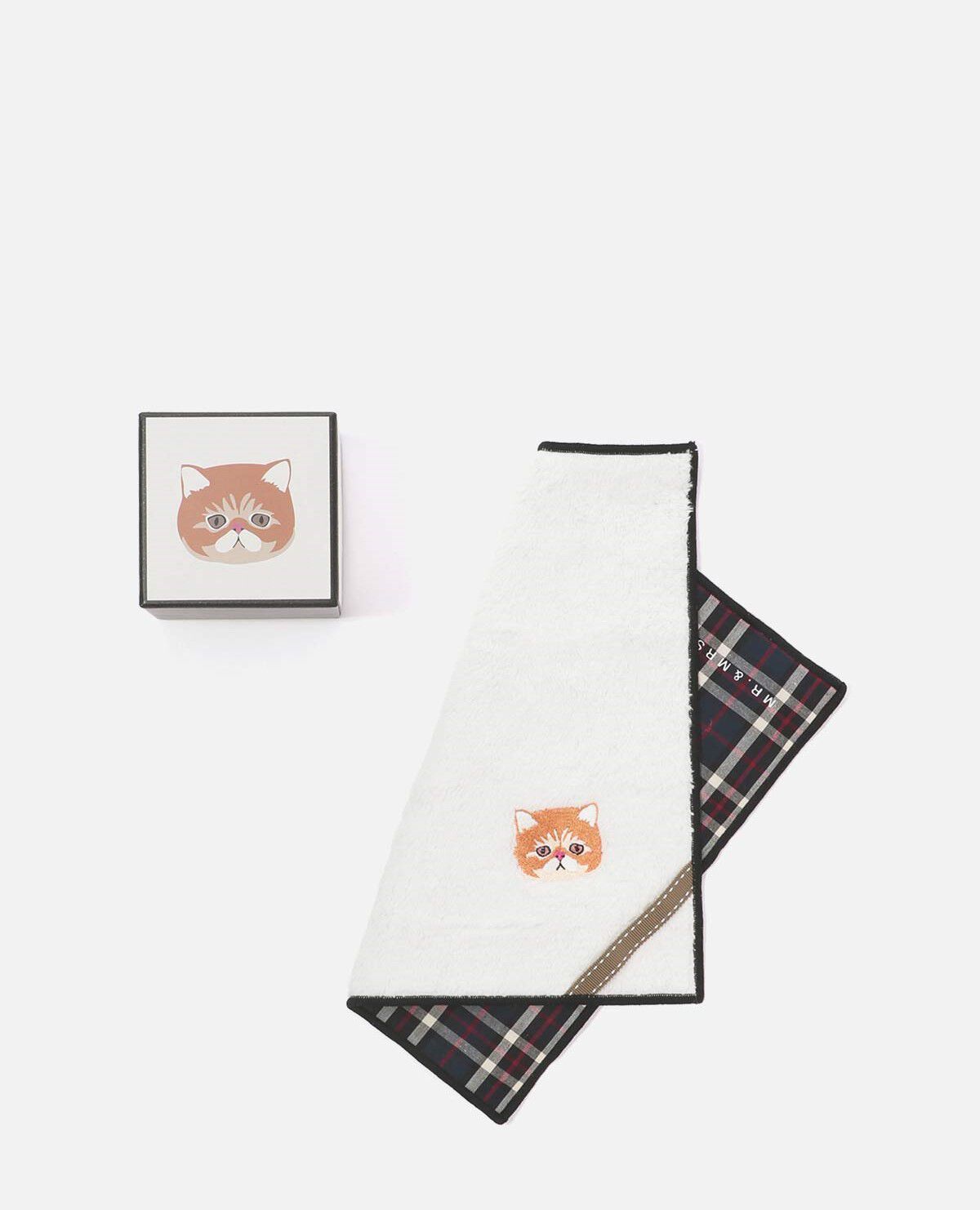 タオル　ハンカチ　猫　ネコ　ねこ