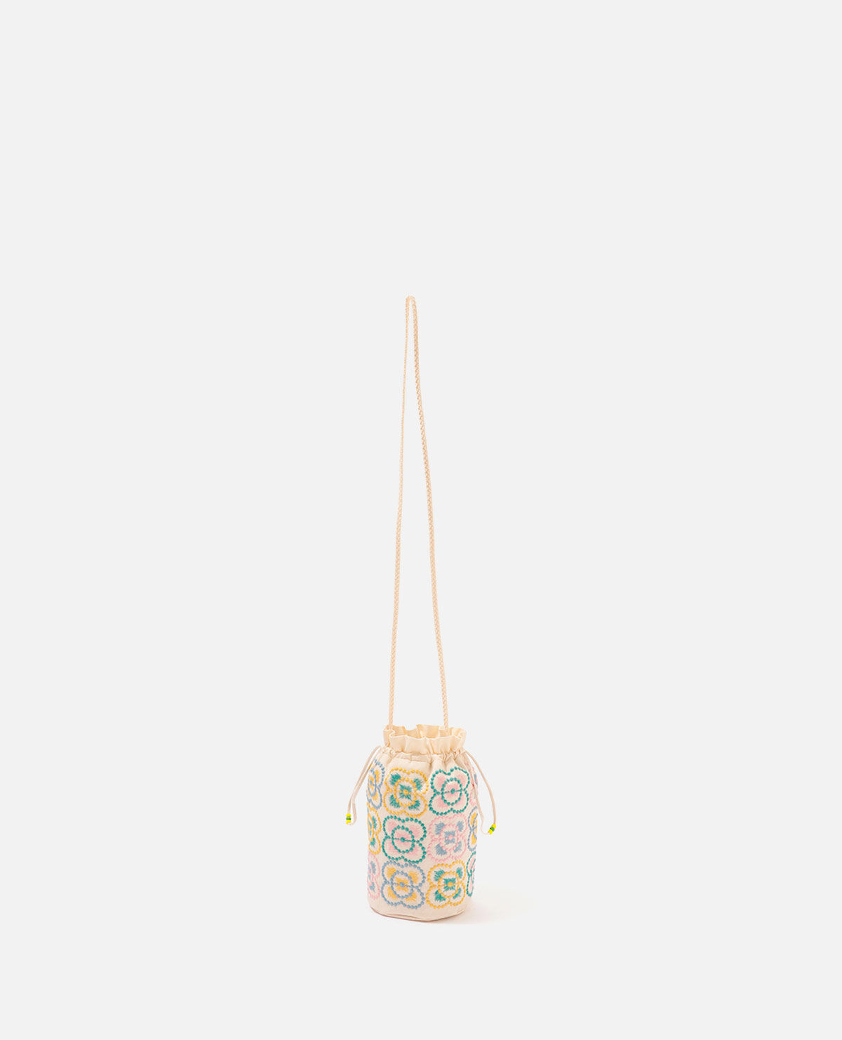 キッズ ポシェット ブルーメン ベージュ 花柄|ミナ ペルホネン キッズ ポシェット ブルーメン ベージュ 花柄|ミナ ペルホネン