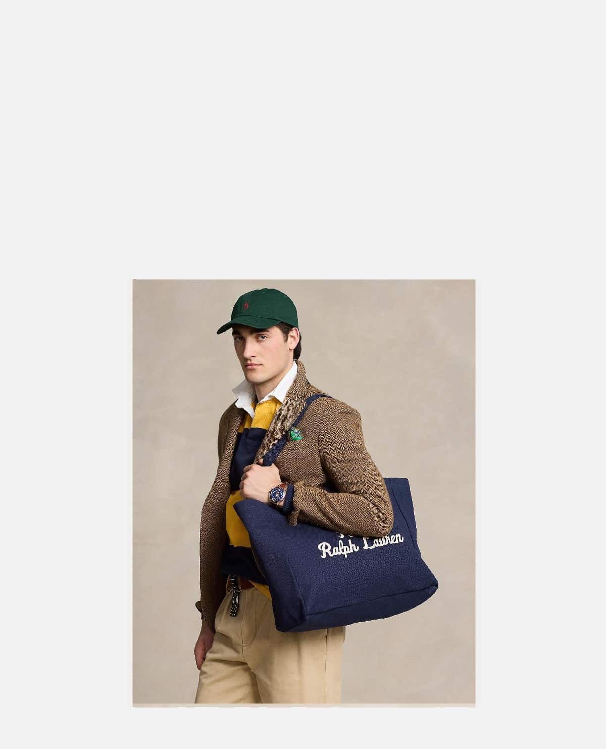 ポロ キャンバス トートバッグ ネイビー|ポロ ラルフ ローレン ポロ キャンバス トートバッグ ネイビー|ポロ ラルフ ローレン