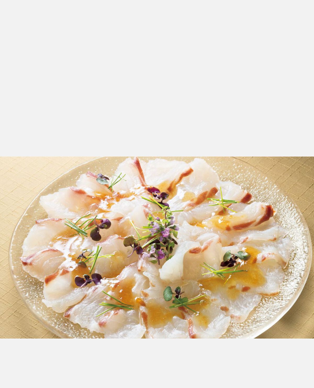 鯛のカルパッチョ