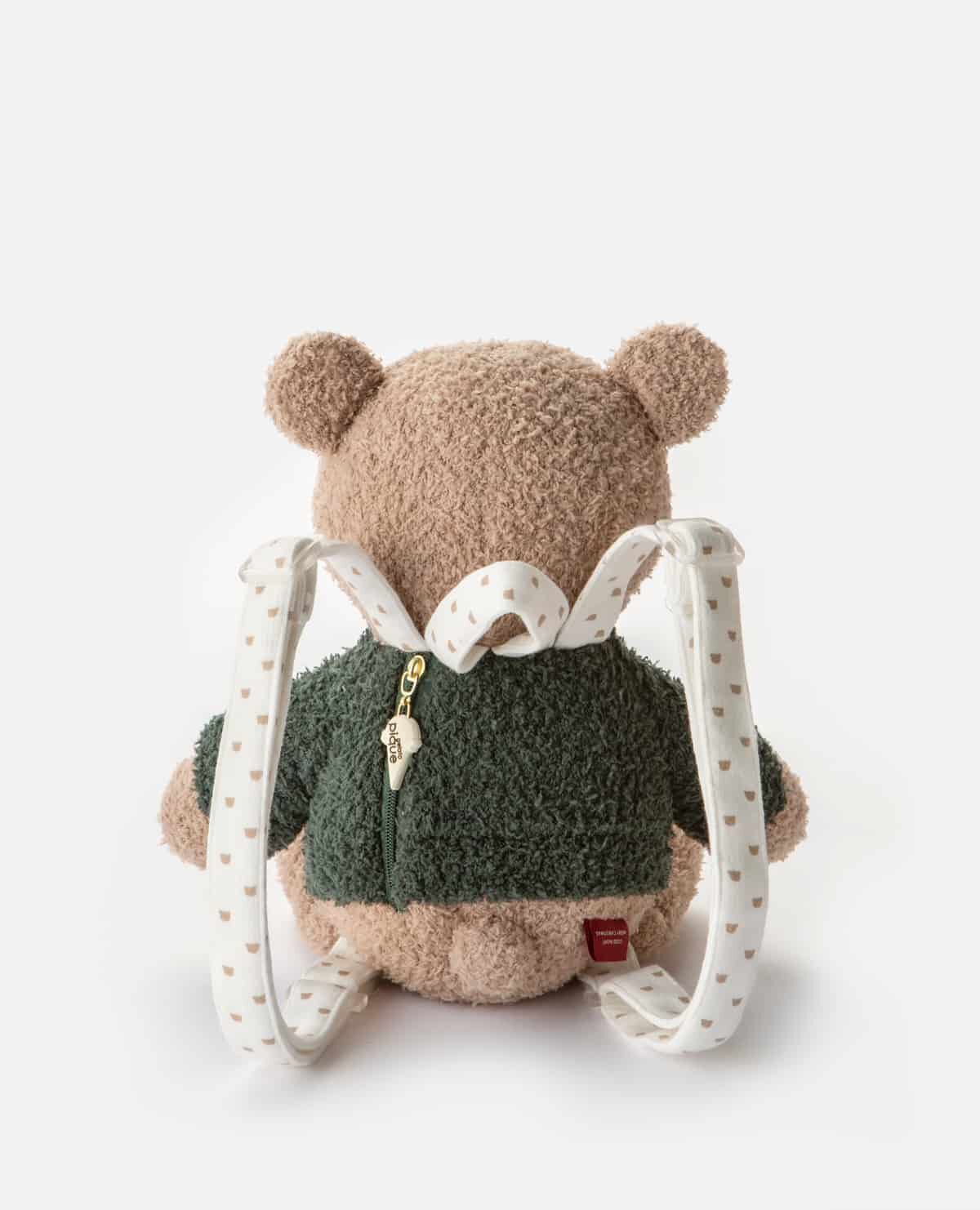ぬいぐるみ リュック ベア くま グリーン|ジェラートピケ ぬいぐるみ リュック ベア くま グリーン|ジェラートピケ