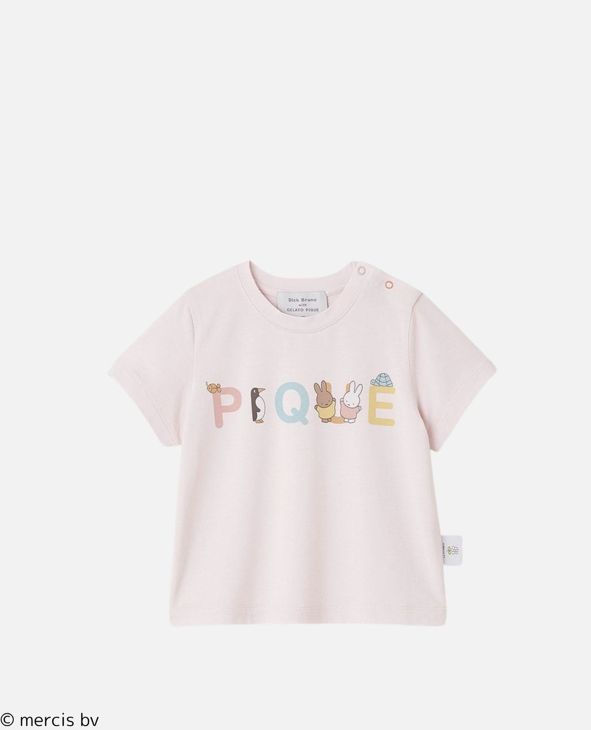 ミッフィー　ディックブルーナ　ブルーナ　ベイビー　接触冷感　ワンポイント　Ｔシャツ　総柄　ショートパンツ　セット