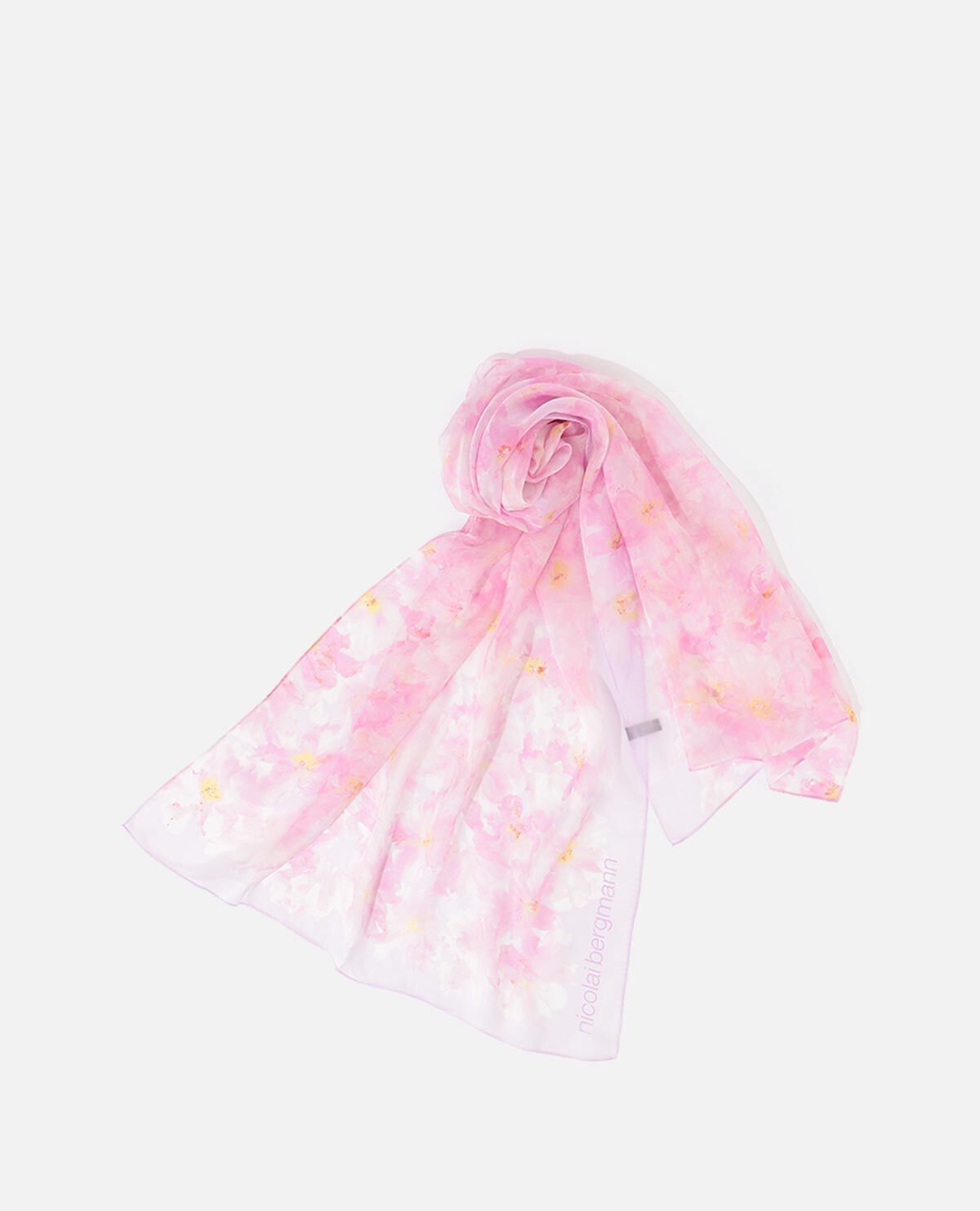 新入荷 スカーフ シルク 桜｜ニコライ Bergmann Nicolai / バーグマン 小物