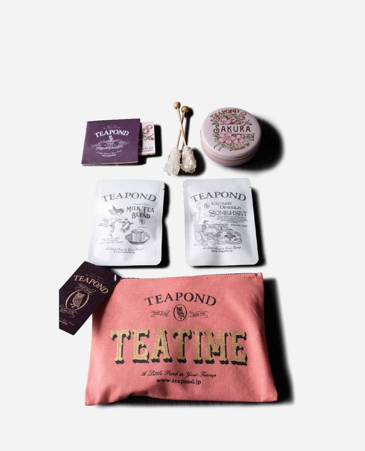 ポーチ入りティータイム スプリングセット(TEAPOND紅茶 ポーチ入りティータイム スプリングセット(TEAPOND紅茶