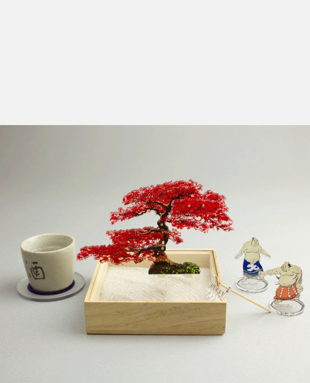 ミニ 盆栽 紅葉 モミジ|トウメイ / toumei 卓上オブジェ・置物 ミニ 盆栽 紅葉 モミジ|トウメイ / toumei 卓上オブジェ・置物