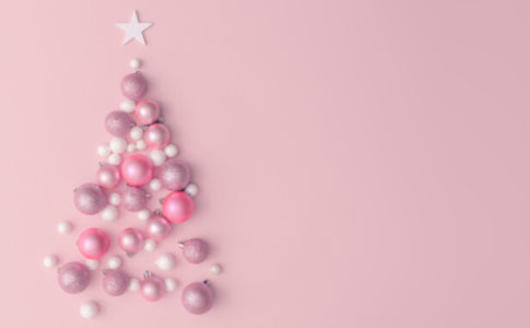 ピンク クリスマスツリー