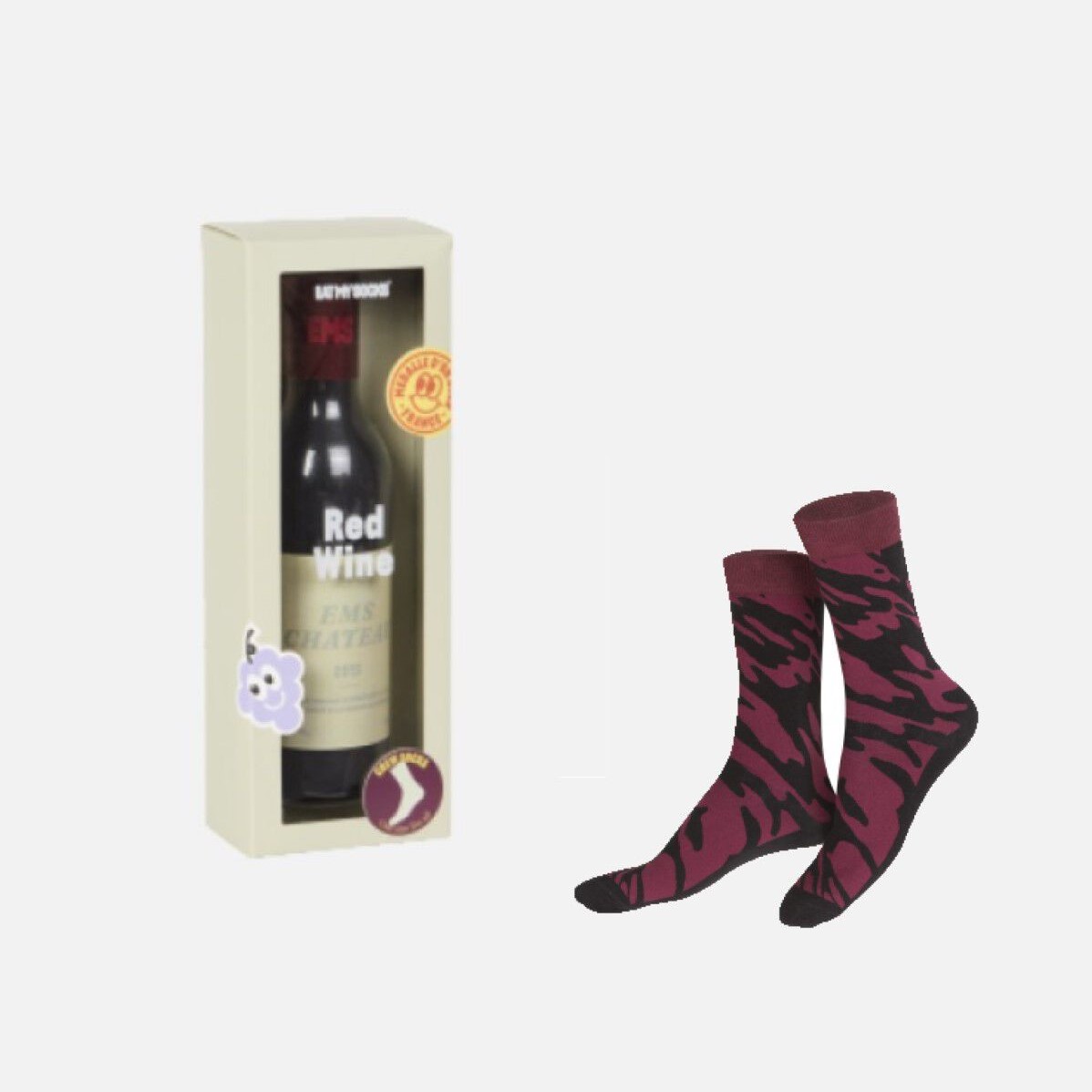 【ユニセックス】 Red Wineソックス