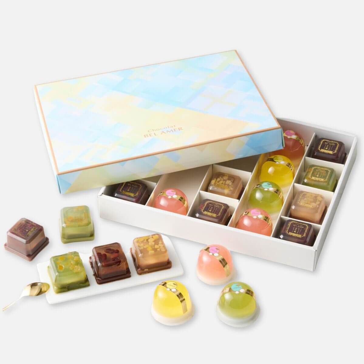 ベルアメール / BEL AMER ショコラ水羊羹&国産フルーツゼリー 20個 期間限定
