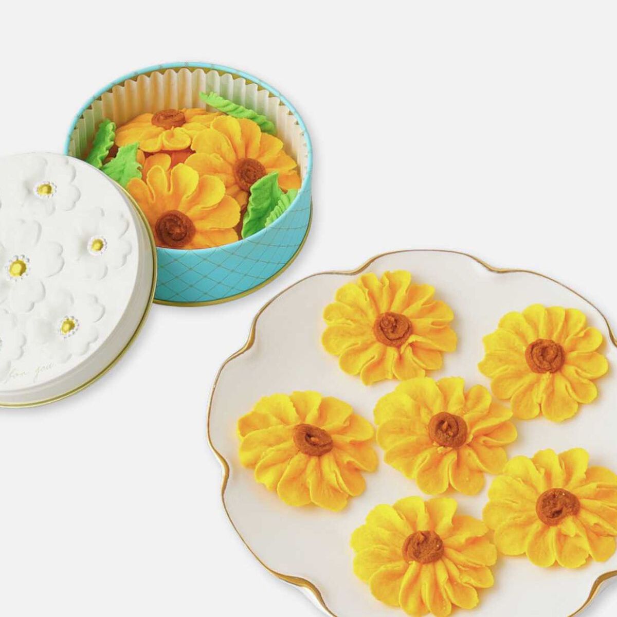 お花のぼうろ 3缶セット ひまわり