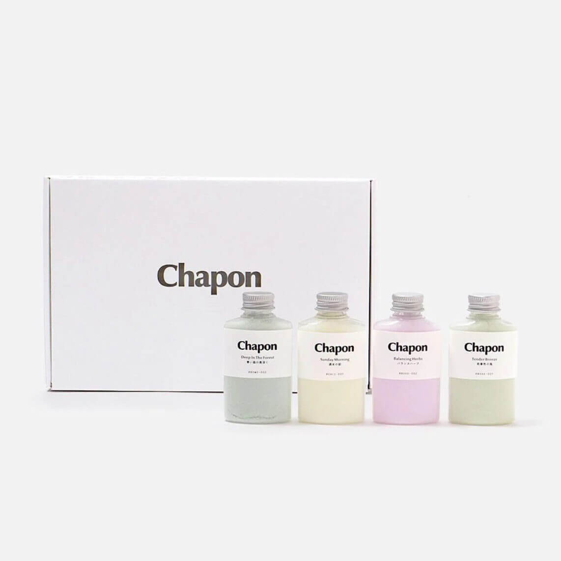 カラダの疲れ 4本セット Chapon セルフケアバスソルト