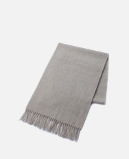ナチュラル ベーシック カシミヤ マフラー 波付|ナチュラル ナチュラル ベーシック カシミヤ マフラー 波付|ナチュラル