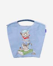 エコバッグ ディー ペイント キャット 猫 ネコ Mサイズ エコバッグ ディー ペイント キャット 猫 ネコ Mサイズ