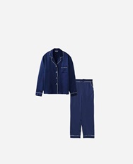 シルクサテンパジャマ レディース長袖&ロングパンツ シルクサテンパジャマ レディース長袖&ロングパンツ