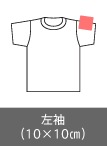左袖（10×10㎝）