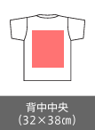 背中中央（32×38㎝）