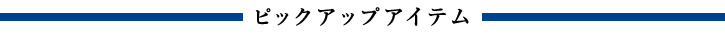 ピックアップアイテム