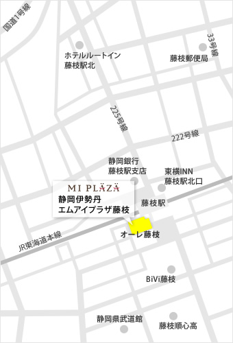 静岡伊勢丹 エムアイプラザ藤枝 マップ